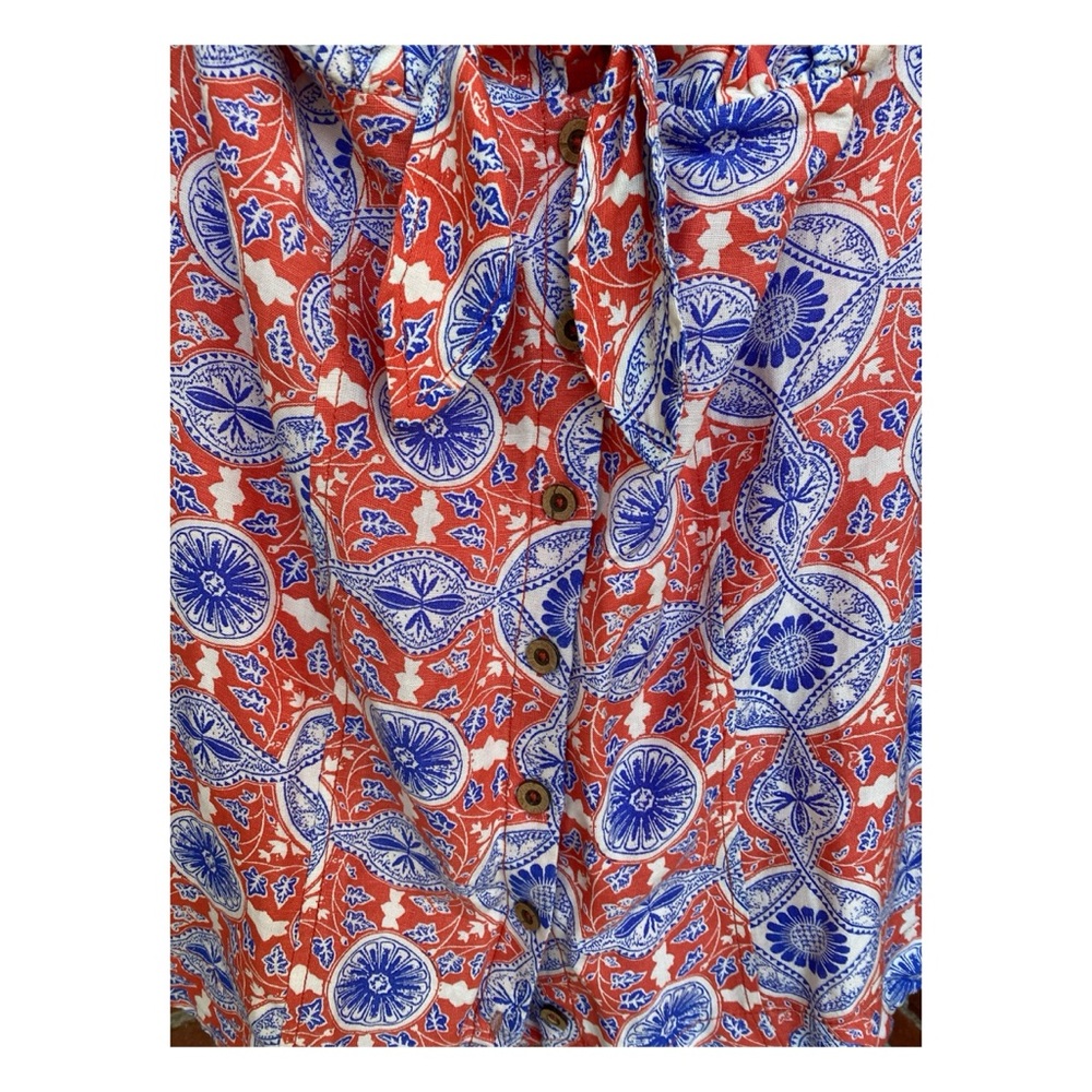 NWOT Anthropologie Maeve Buttondown Halter Mini Dress  Size Small - Picture 8 of 14